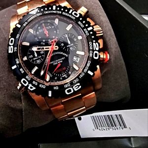 Bulova 98B213 Precisionist Chronograph Tachymeter Analog Black Dial Men's Watch